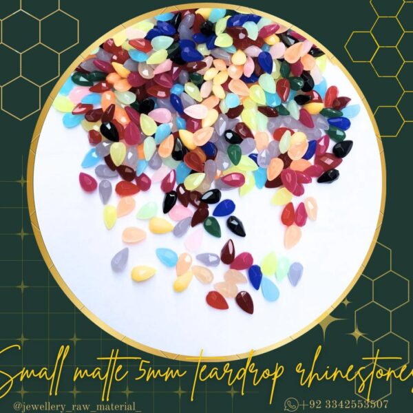 Teardrop rhinestones