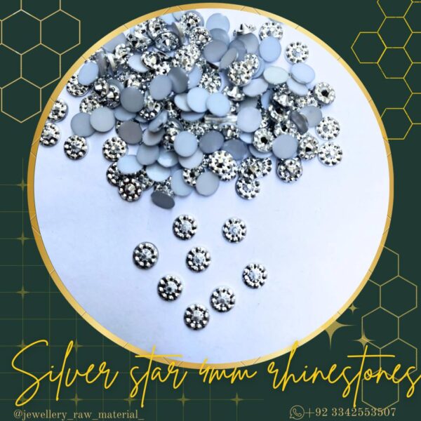 Star rhinestones 4mm