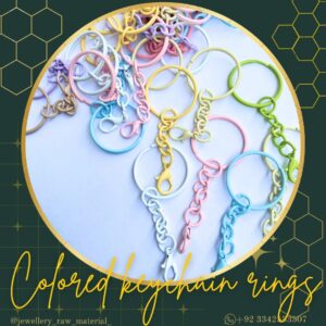 Colored Keychain rings