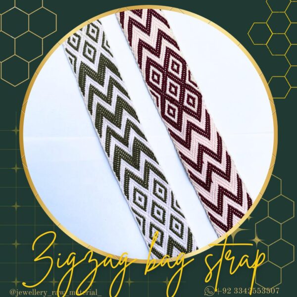 Zigzag bag strap